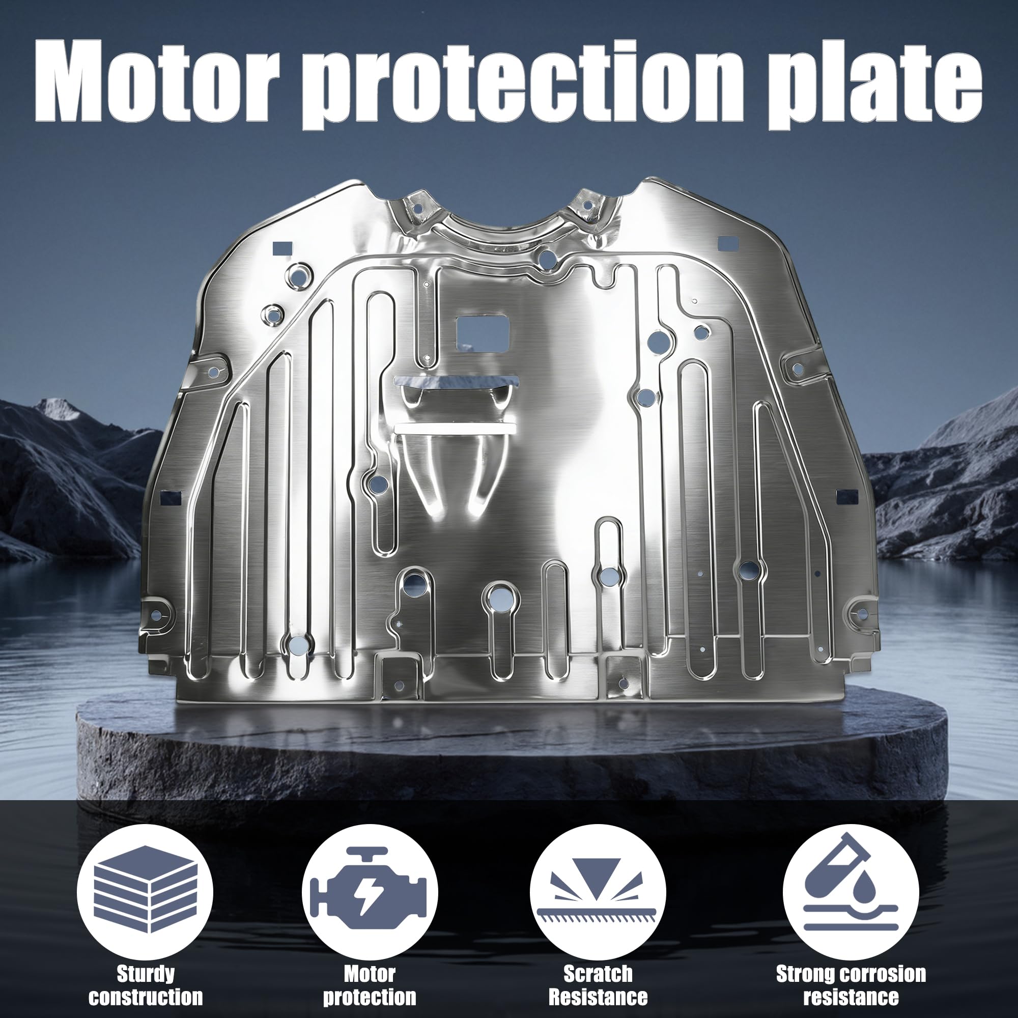 Runfider shield installation image showing easy bolt-on fit for Honda Civic 2022–2023.