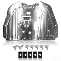 Runfider engine splash shield for Honda Civic front view protects the engine bay from road debris.