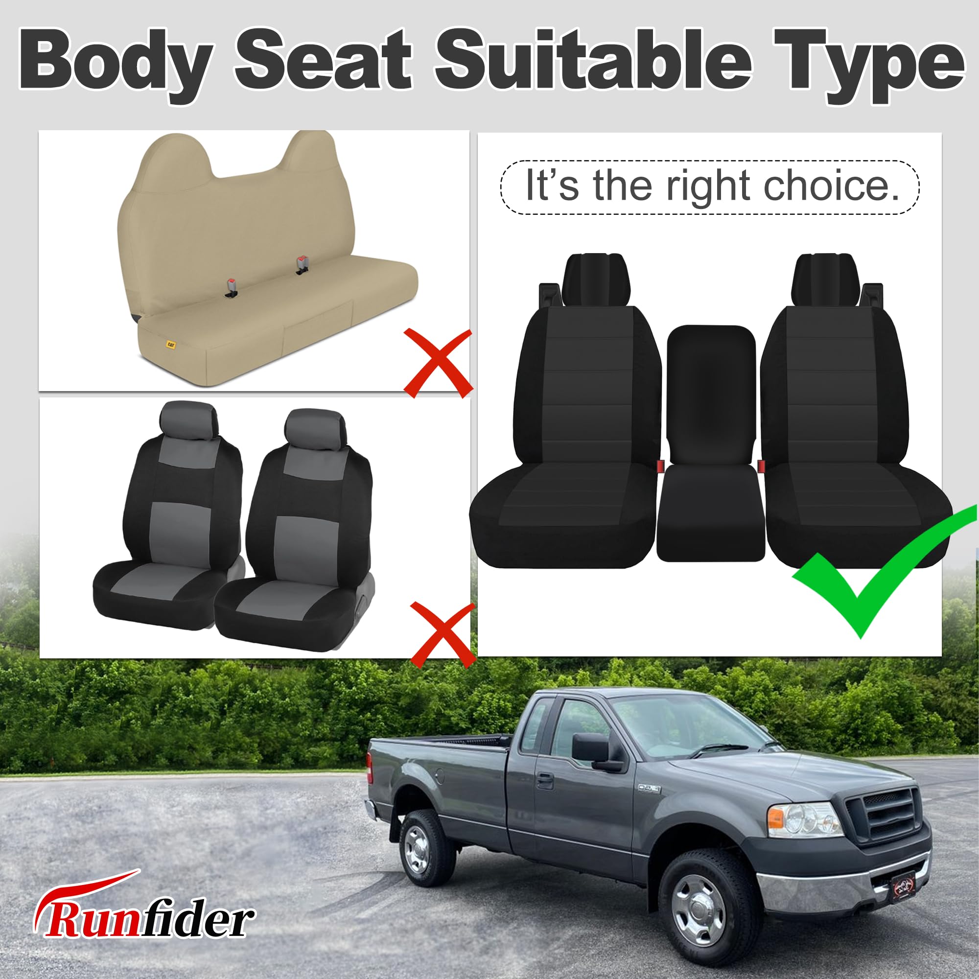 Runfider machine-washable Oxford seat cover for easy cleaning