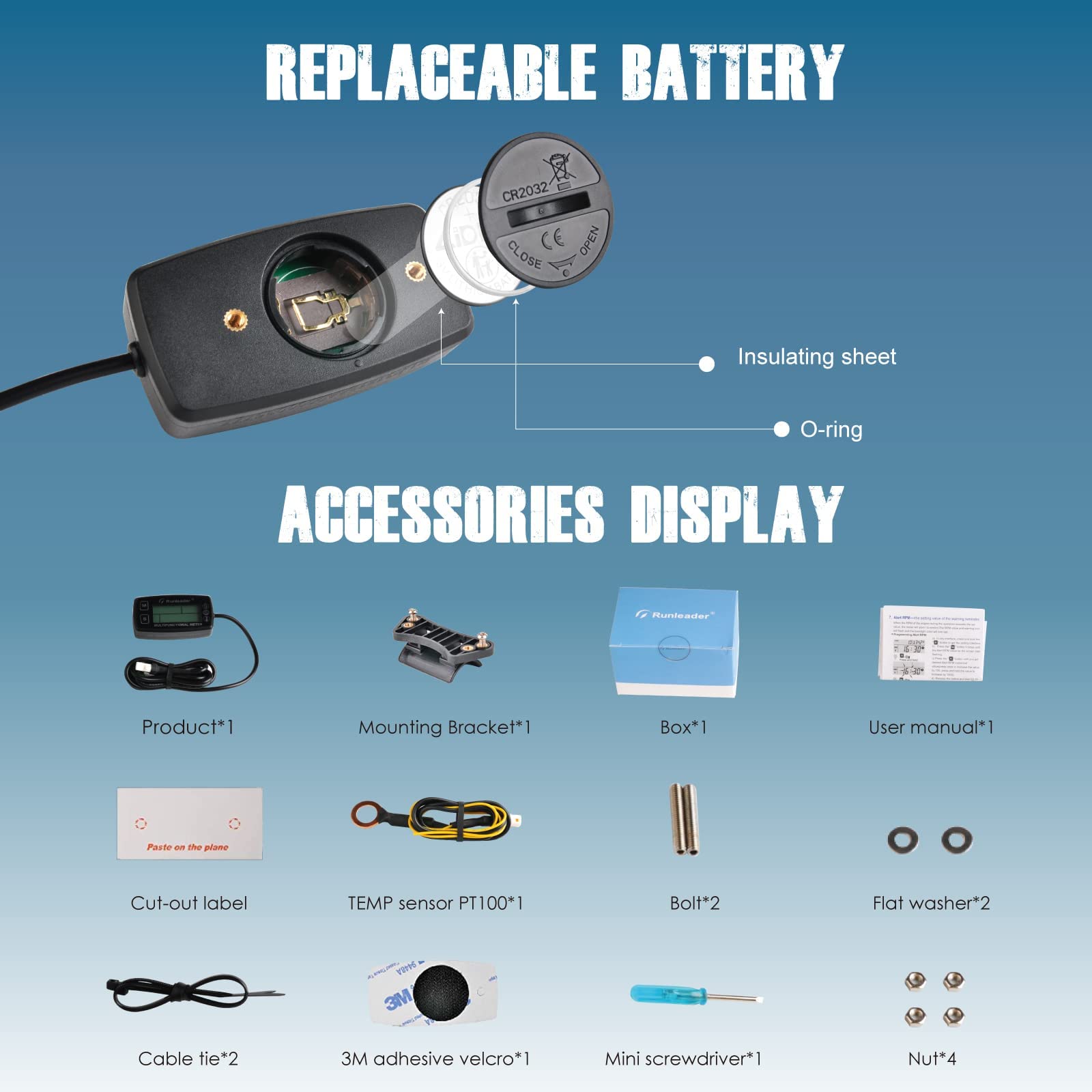 Runleader RL-HM035A-M5 mounting options for easy installation
