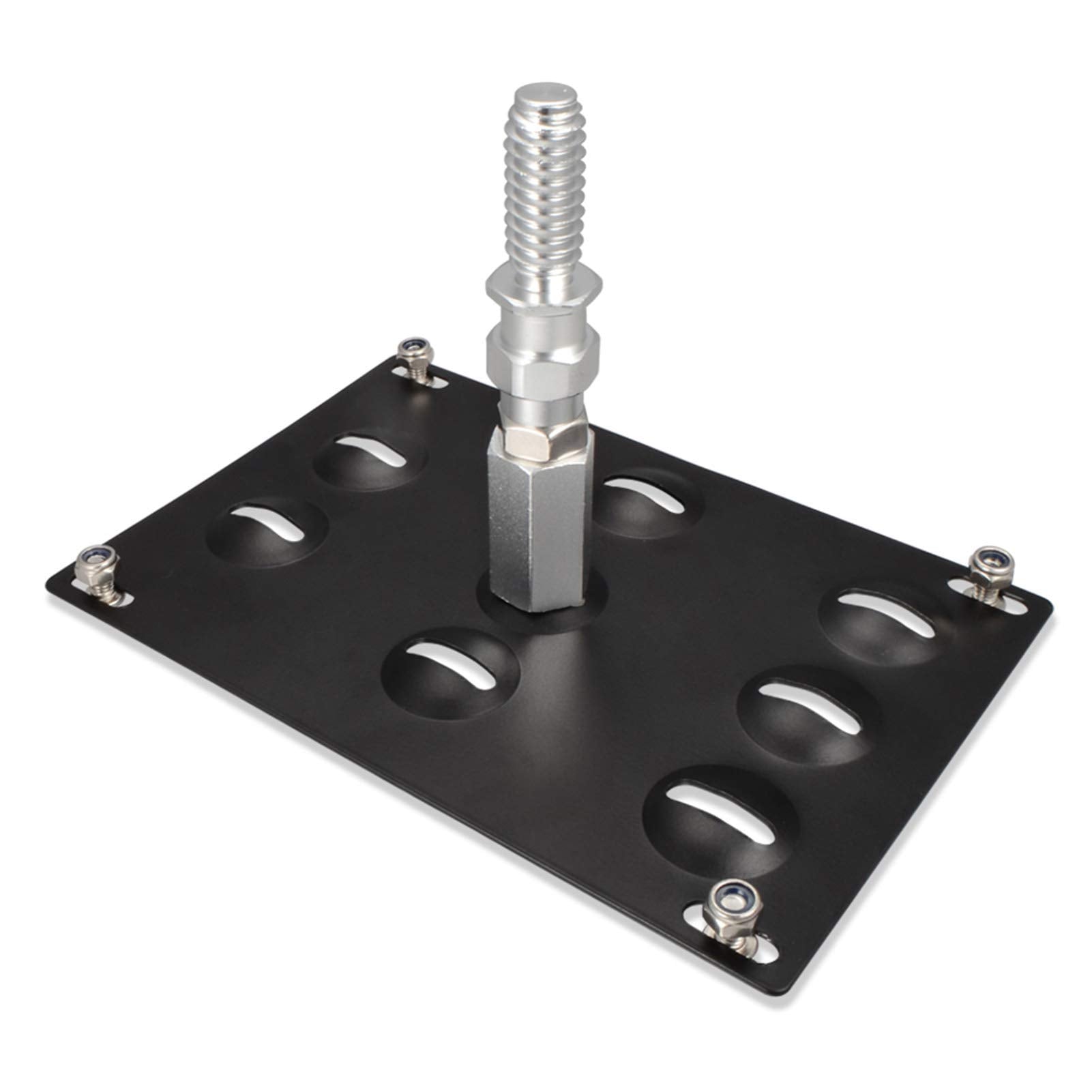 Runmade plate spacing options help align with bumper curvature.