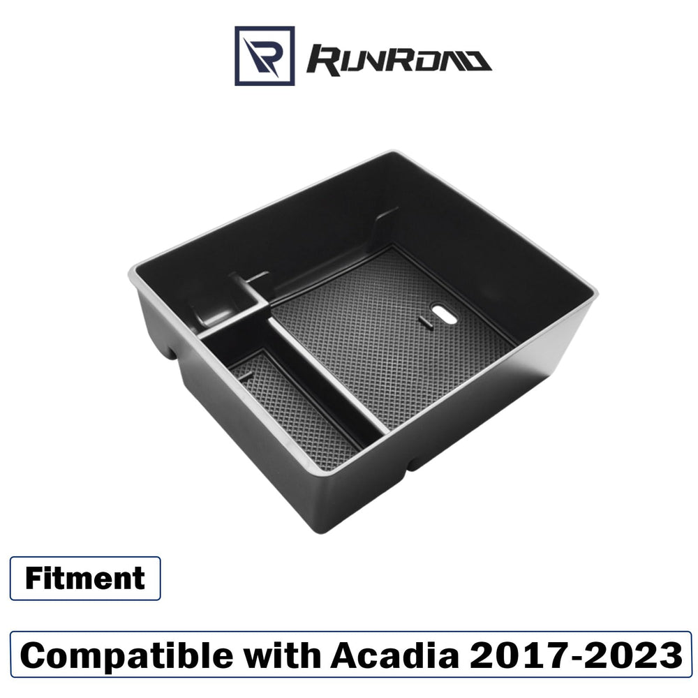 RUNROAD Acadia armrest storage tray provides neat storage for small items.
