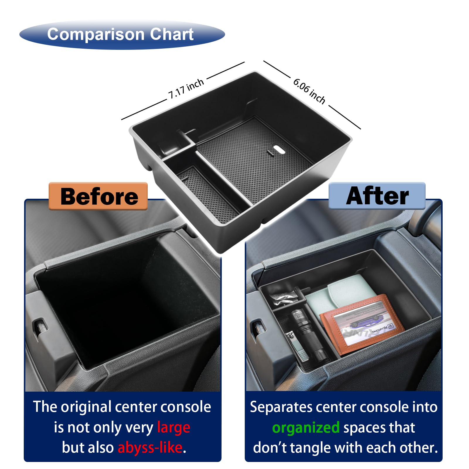 RUNROAD Acadia easy-install tray fits securely without tools.