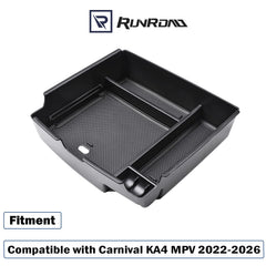 RUNROAD armrest storage tray with phone quick access keeps essentials at hand
