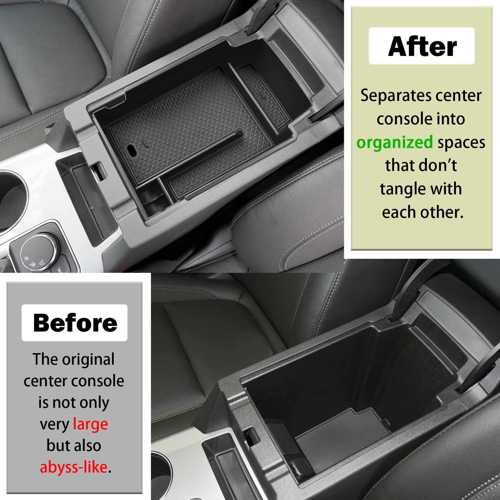 RUNROAD organizer adds below-storage space for less-used items in Blazer