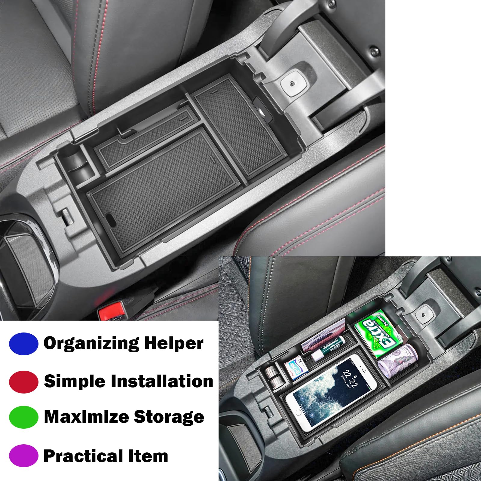 RUNROAD light pass-through enables center console illumination at night.