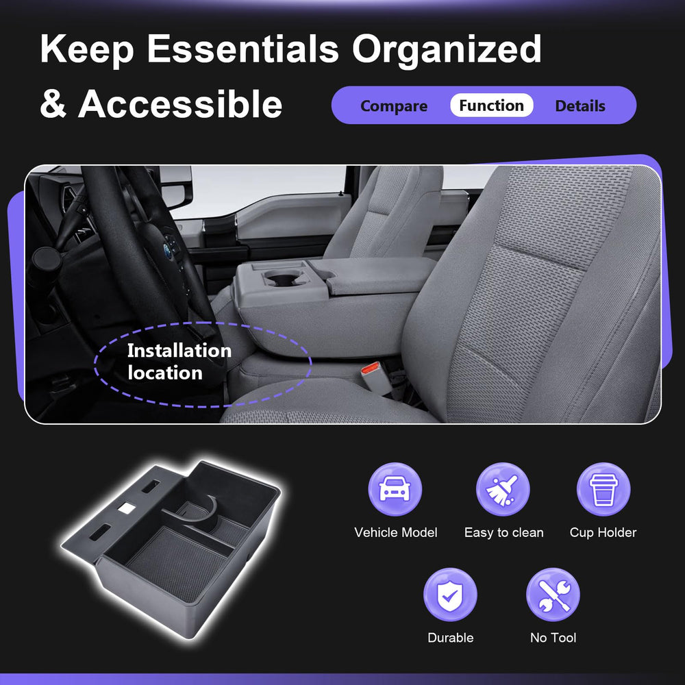 RUNROAD interior organization solution for a cleaner cabin.