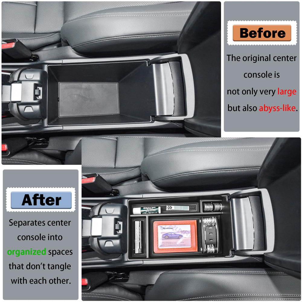RUNROAD coin holder section helps manage loose change while driving.