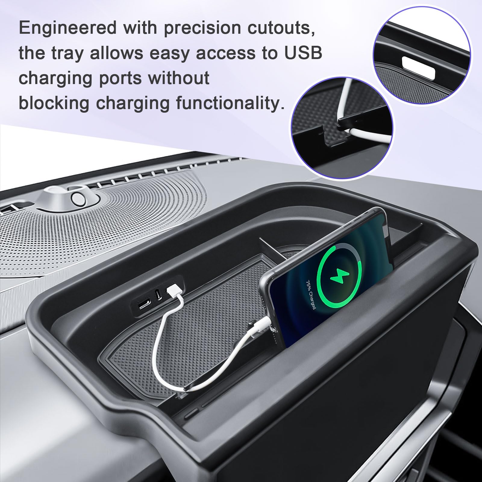 RUNROAD durable ABS plastic storage tray designed for long-term use