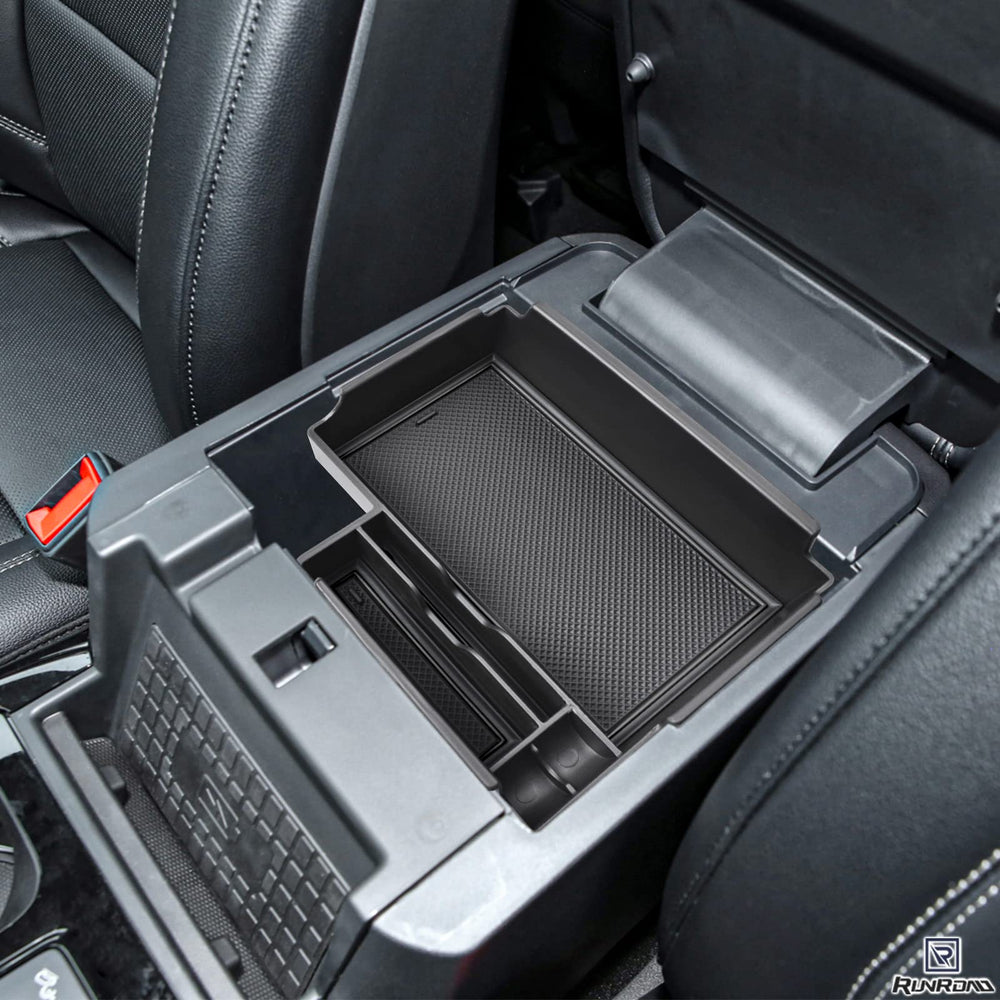 RUNROAD durable black tray boosts interior organization during daily commutes.