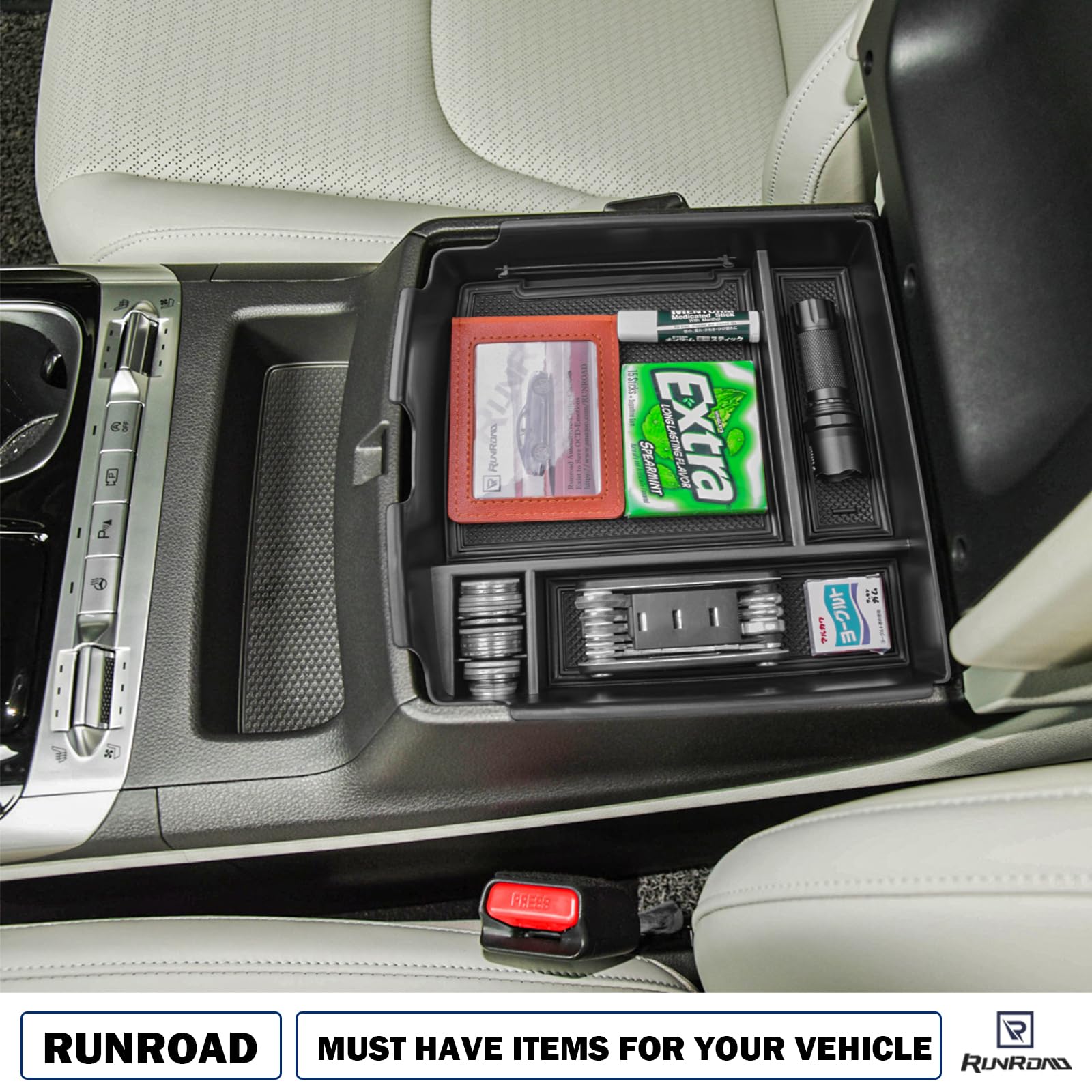 RUNROAD expands armrest box capacity for common daily items