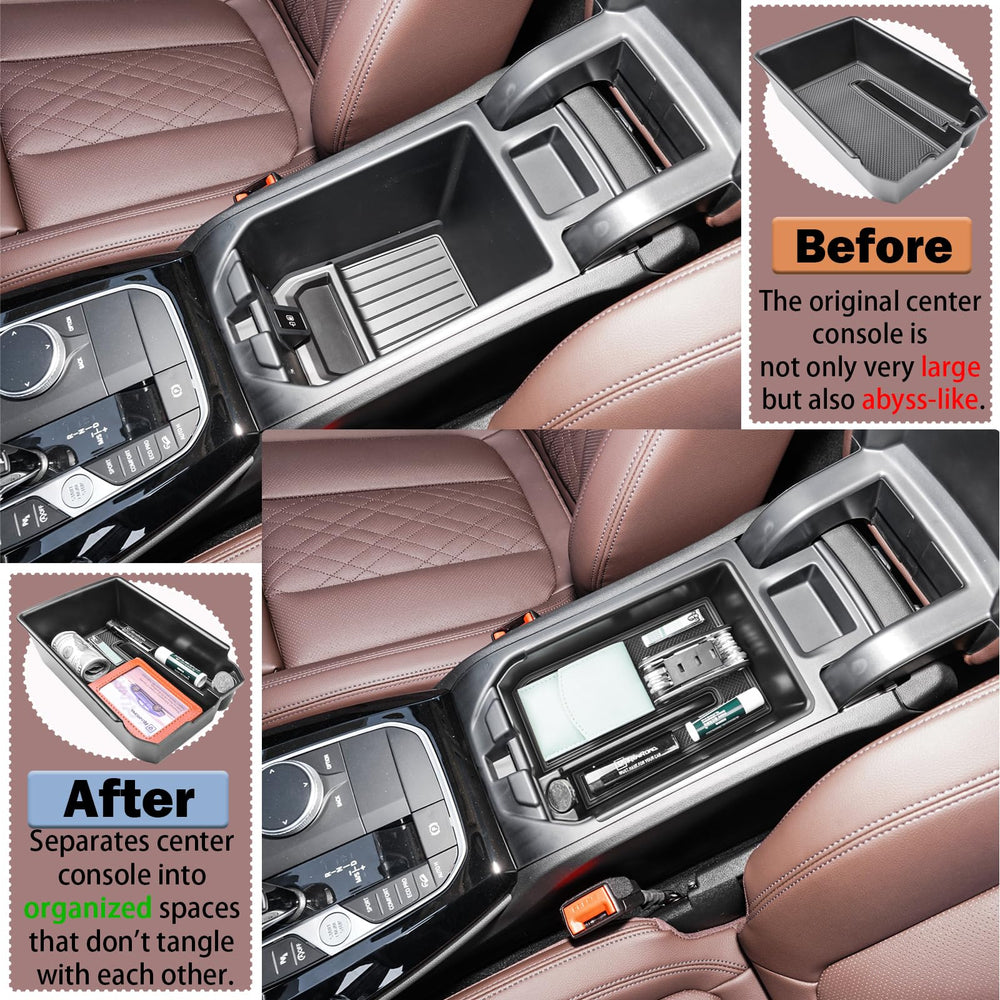 RUNROAD extra storage space under armrest helps organize small items.