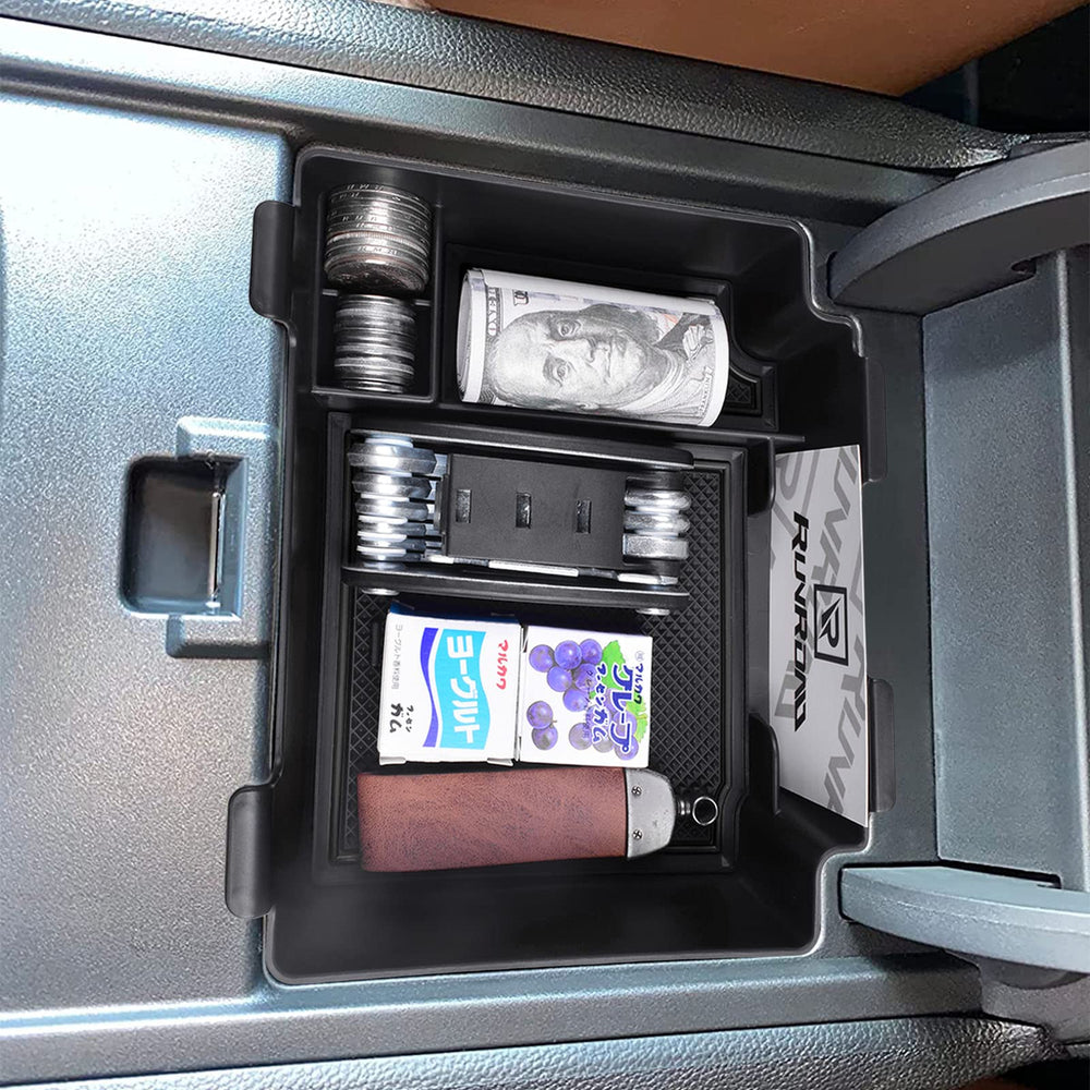 RUNROAD 2019-2024 RDX compatible tray enhances console capacity with durable ABS
