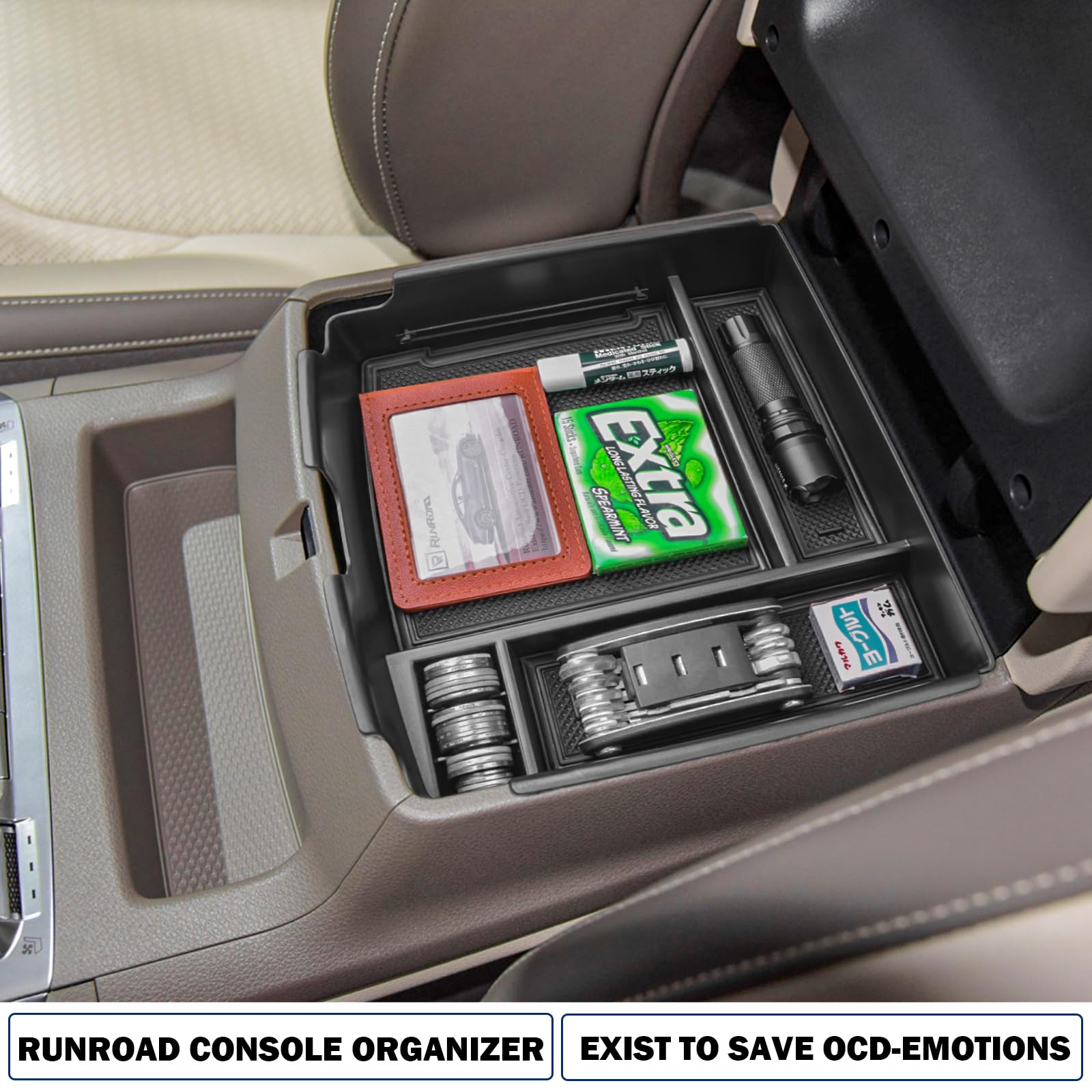 RUNROAD ready insert for Carnival KA4 improves console organization
