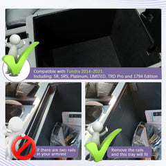 RUNROAD Tundra ABS coin holder insert keeps coins neatly organized.
