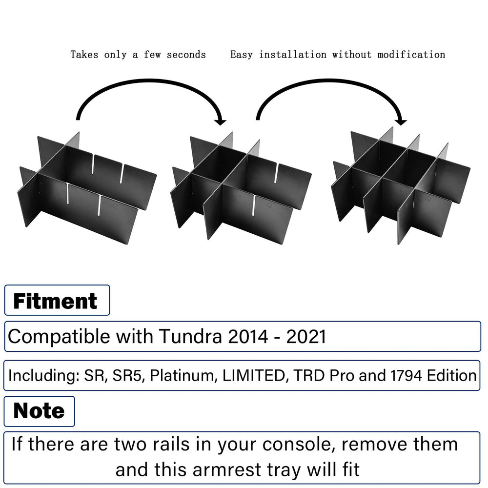 RunRoad ABS divider showing multiple compartments for easy access.
