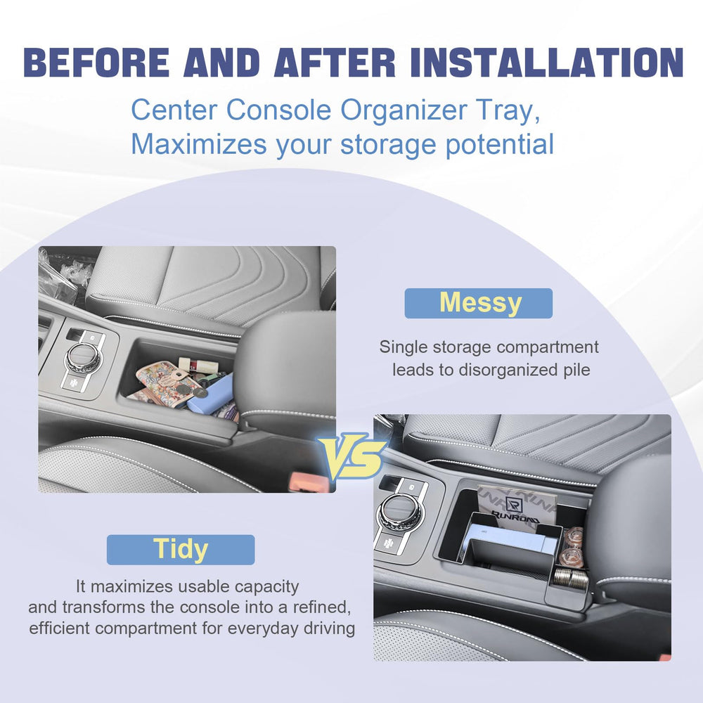 RUNROAD two-layer-storage-compartments optimize space for daily essentials.