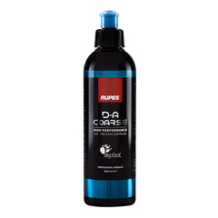 RUPES D-A Coarse bottle pour shows even application and steady coverage