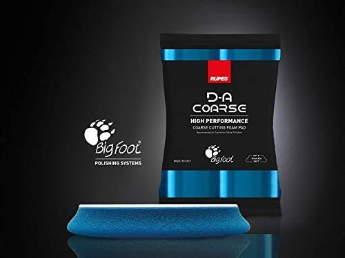 RUPES D-A Coarse pad in use on paint surfaces for defect reduction
