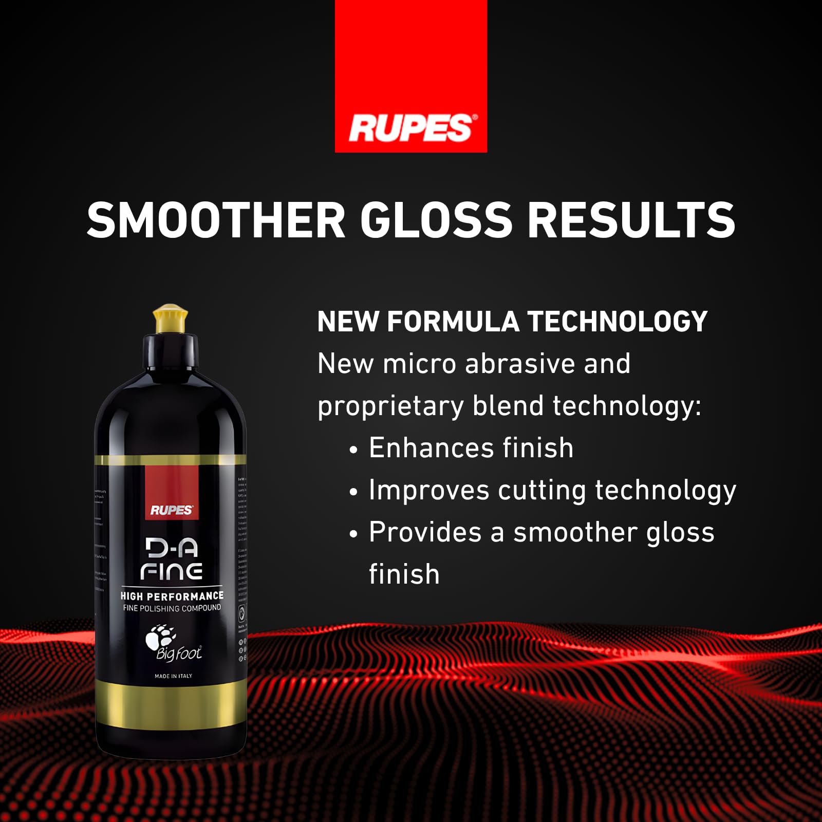 Easy wipe-off with minimal towel marking on soft paint