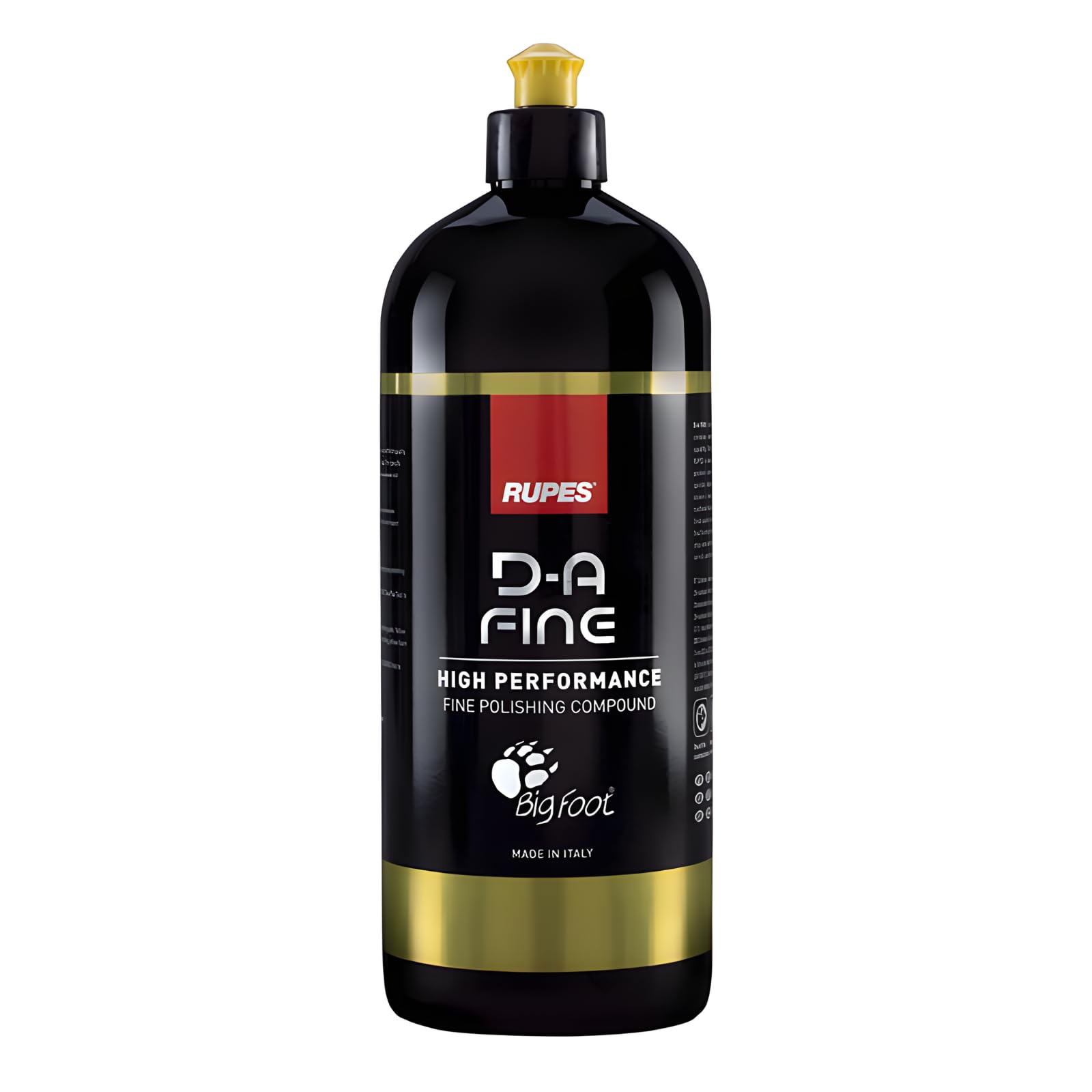 RUPES D-A Fine 1000 ml yellow bottle polishing compound for refined finishes
