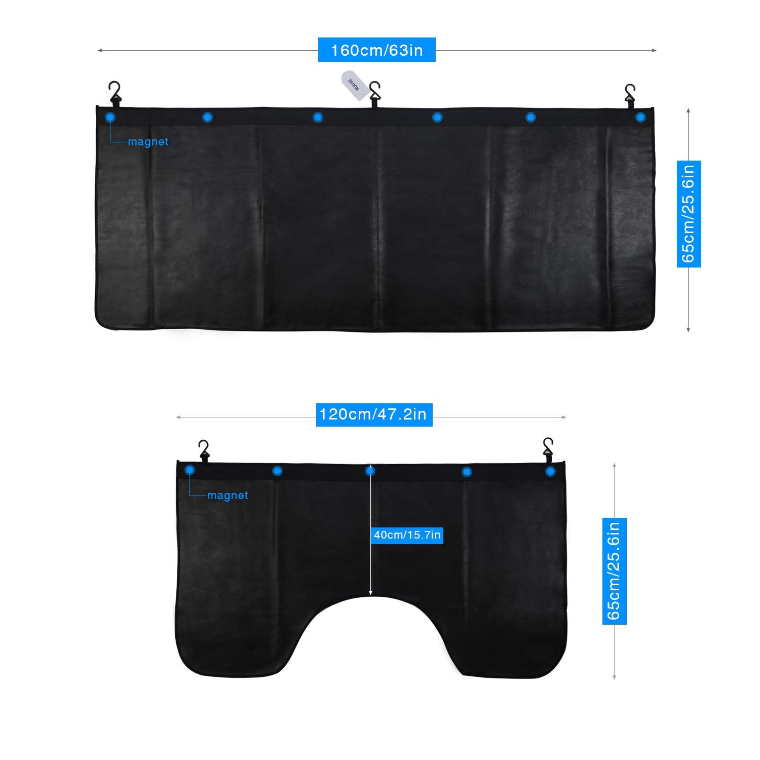 RUPSE 3Pcs Fender Protectors feature adjustable hooks for quick setup.