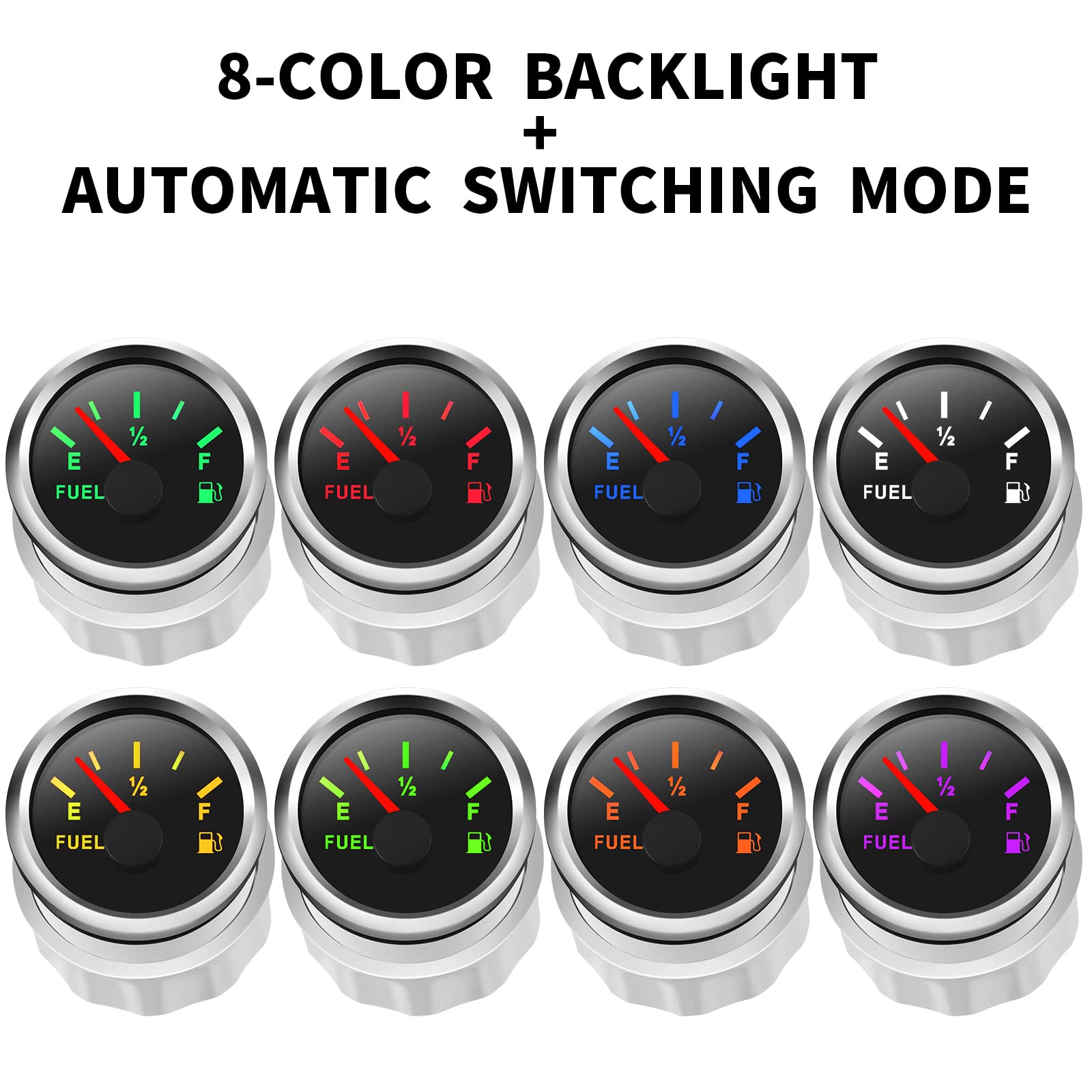 RUPSE 2in diameter gauge provides versatile mounting for many dashboards