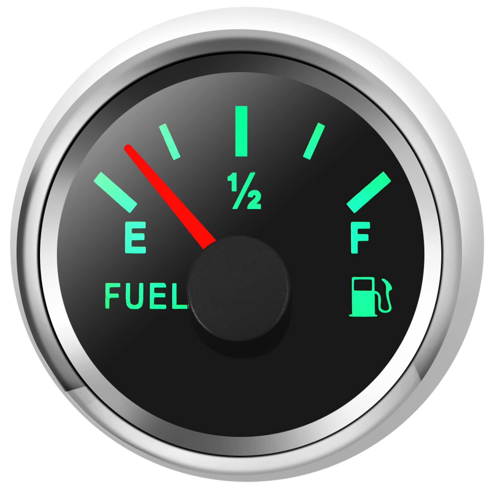 RUPSE fuel level gauge with 8-color backlight for clear night readings