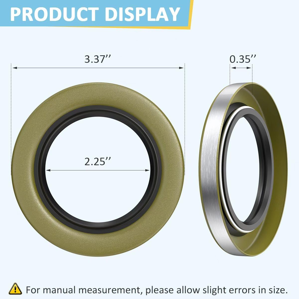 Rushinghorse double lip seal cross-section; dynamic and static sealing performance.