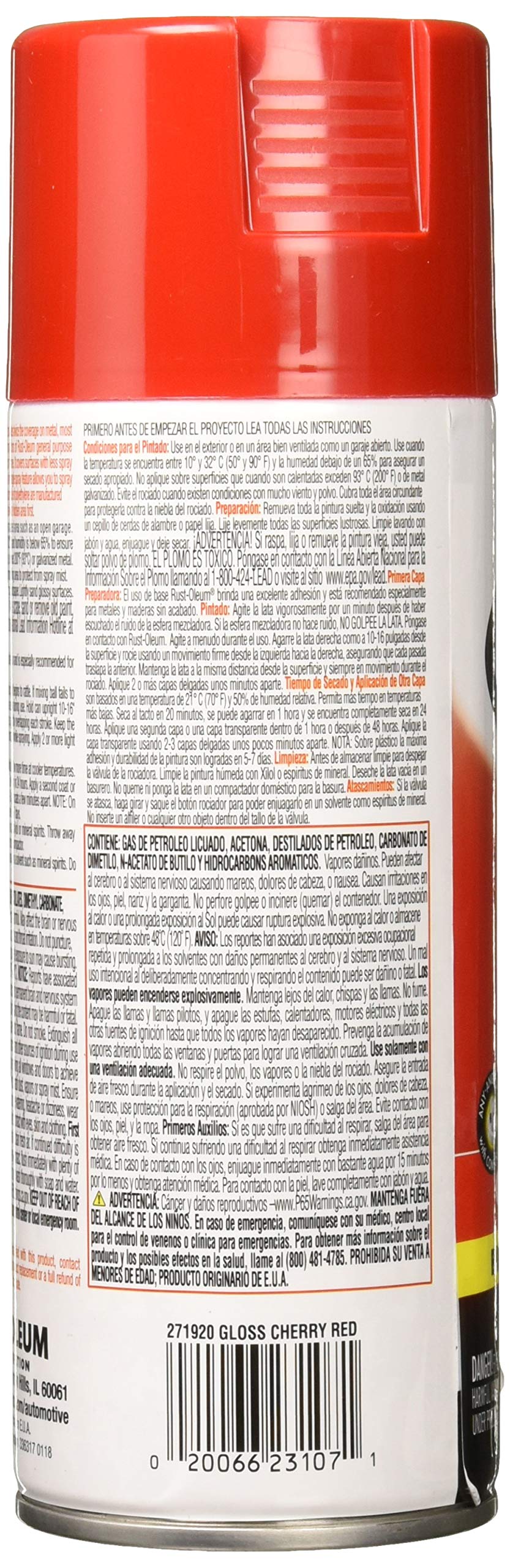 Rust-Oleum 271920 comfort spray tip enables upside-down spraying for hard to reach areas