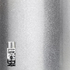 Rust-Oleum Custom Chrome Spray Paint for stripes adds bold, durable shine.