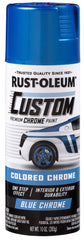 Rust-Oleum Custom Chrome spray on rims delivers showroom chrome.