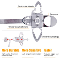 Rustark windshield stick setting tool in hand, ABS plastic, reusable and non-marring