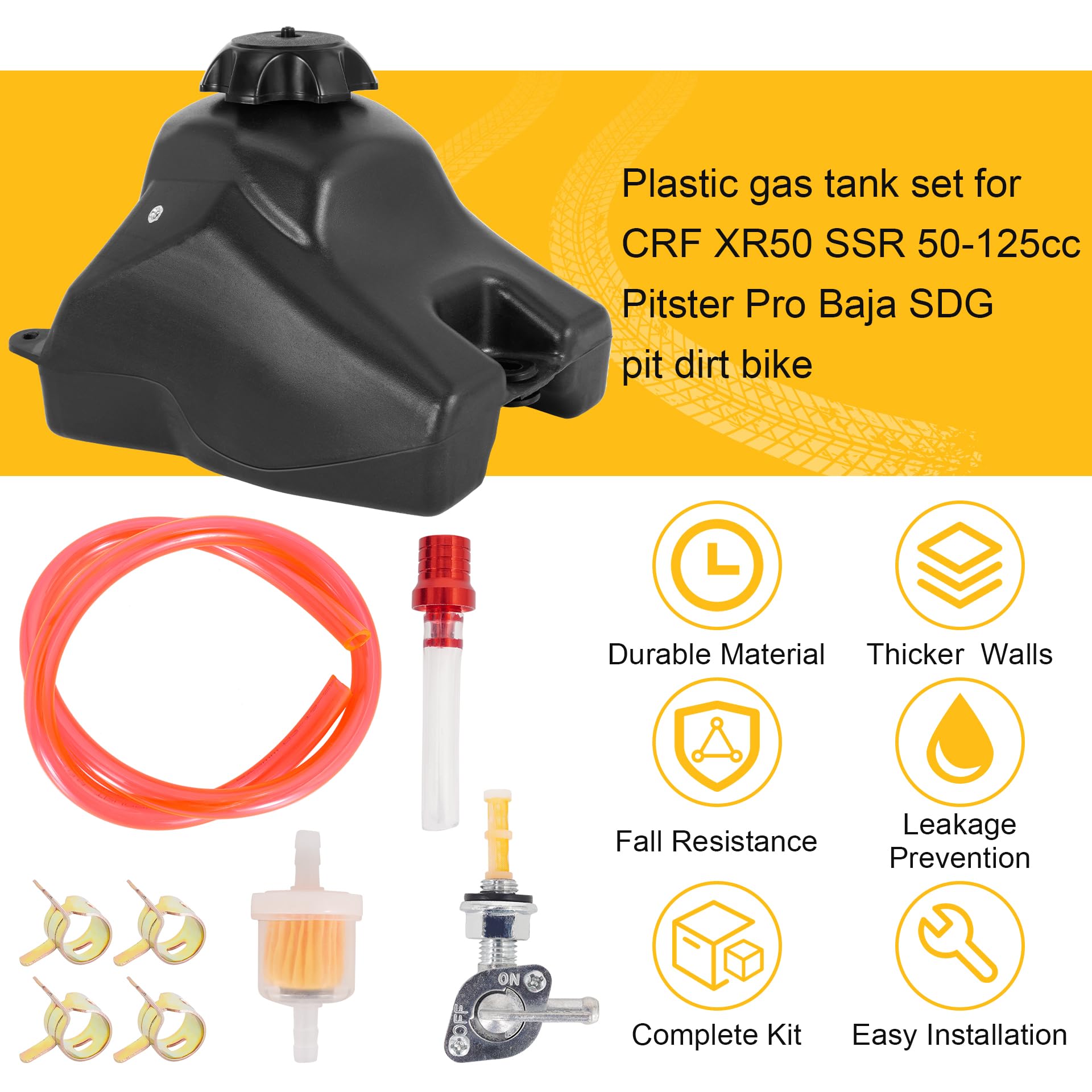 RUTU outer mounting tabs fit standard frames for compatibility