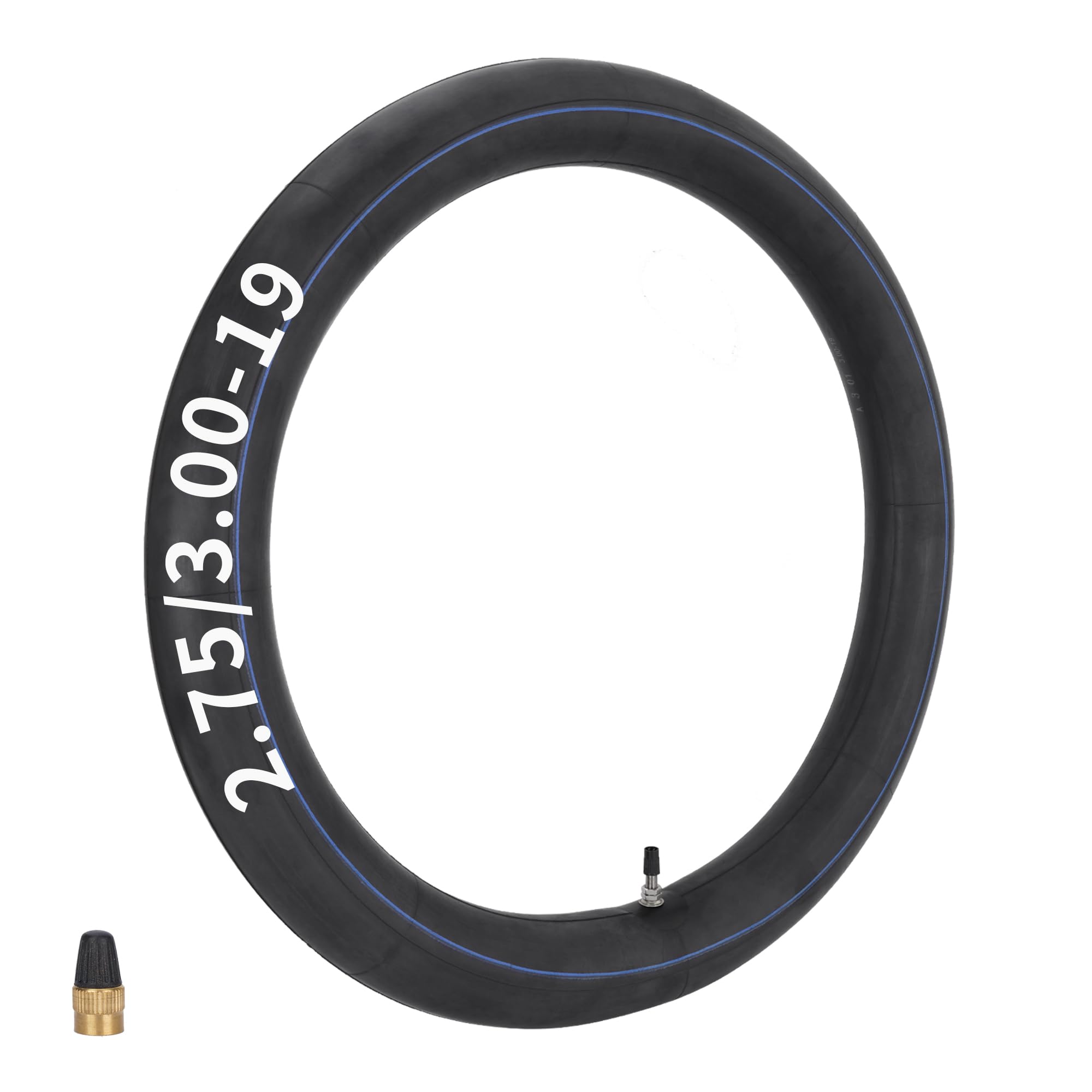RUTU 275/300-19 dirt-bike inner tube ready for rugged trail use, with strong air retention.