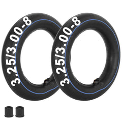 RUTU 3-25-8 inner tube with TR87 angled valve for scooters and carts
