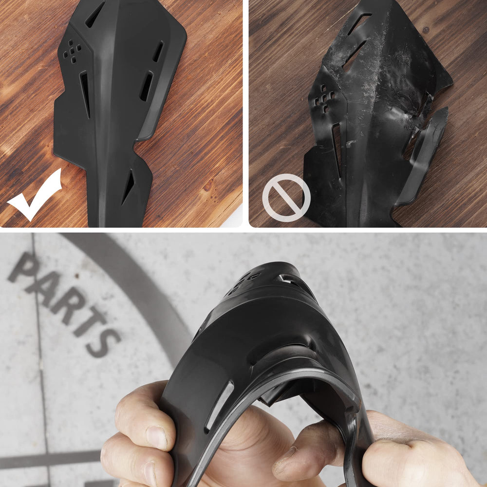 RUTU handguard protection closeup shows impact resistant PP plate