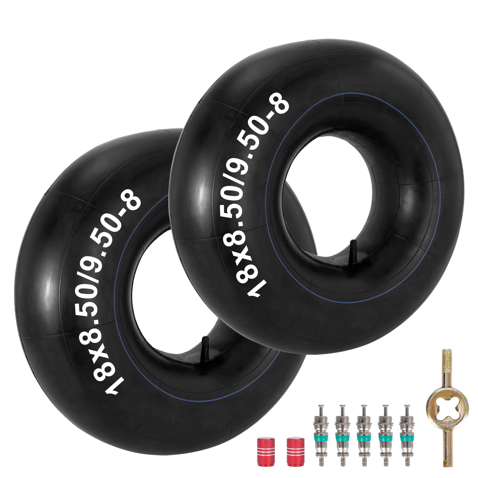 RUTU universal inner tube 18x8.50-8 for lawn equipment with reliable air retention.