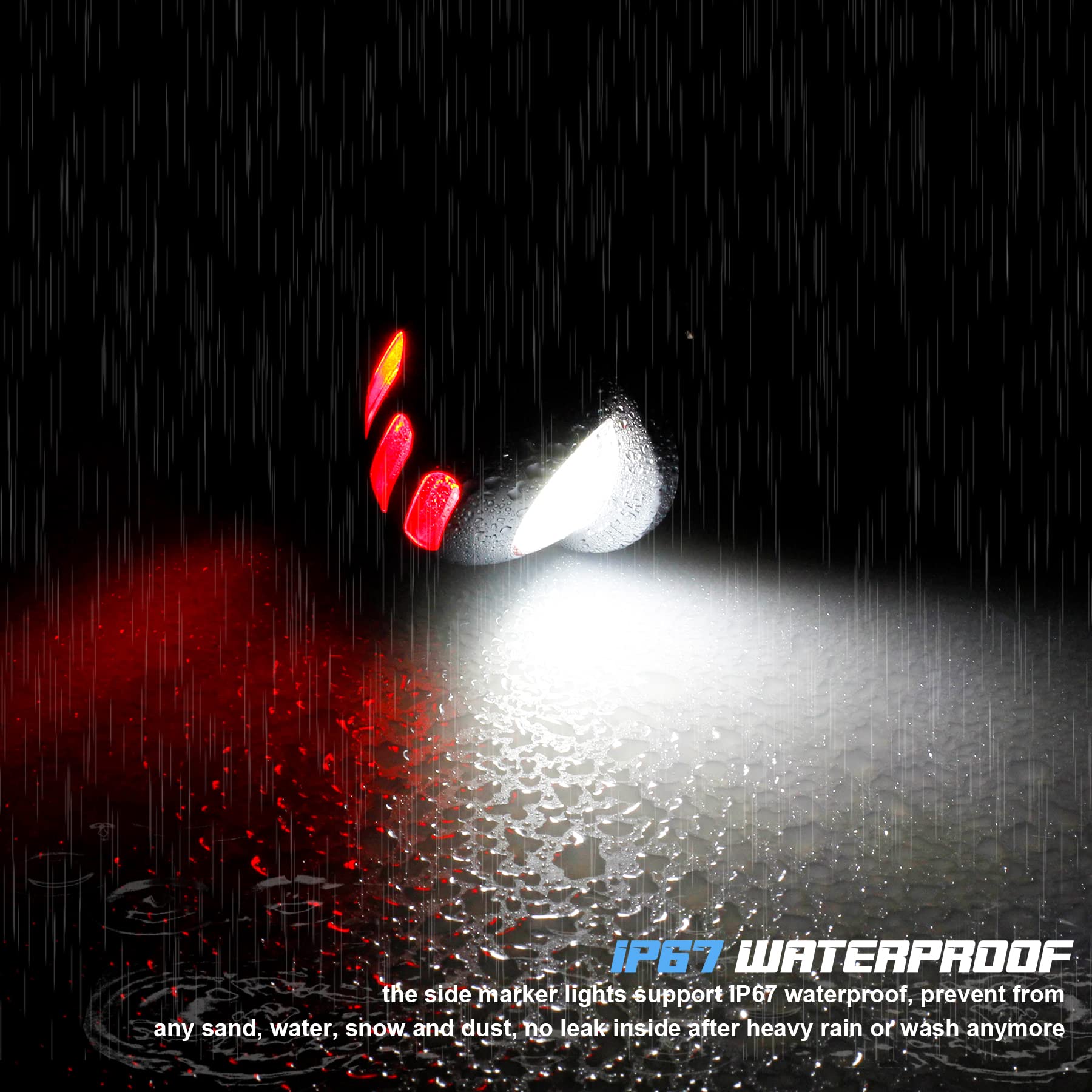 RUXIFEY fitment license plate light for Ford F-Series and Lincoln Mark LT.
