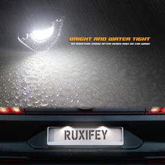 RUXIFEY CANBUS-ready license plate light prevents dashboard error codes