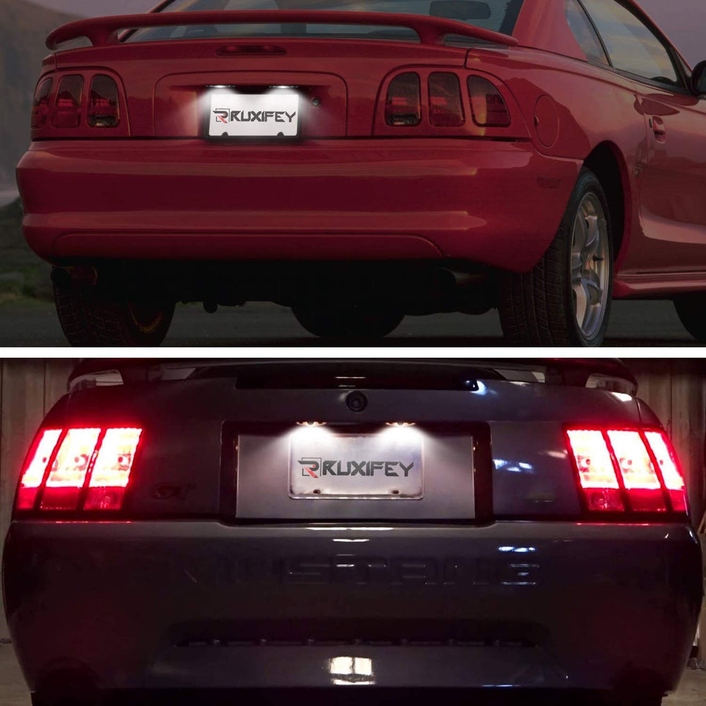 RUXIFEY two-pack license plate lights included