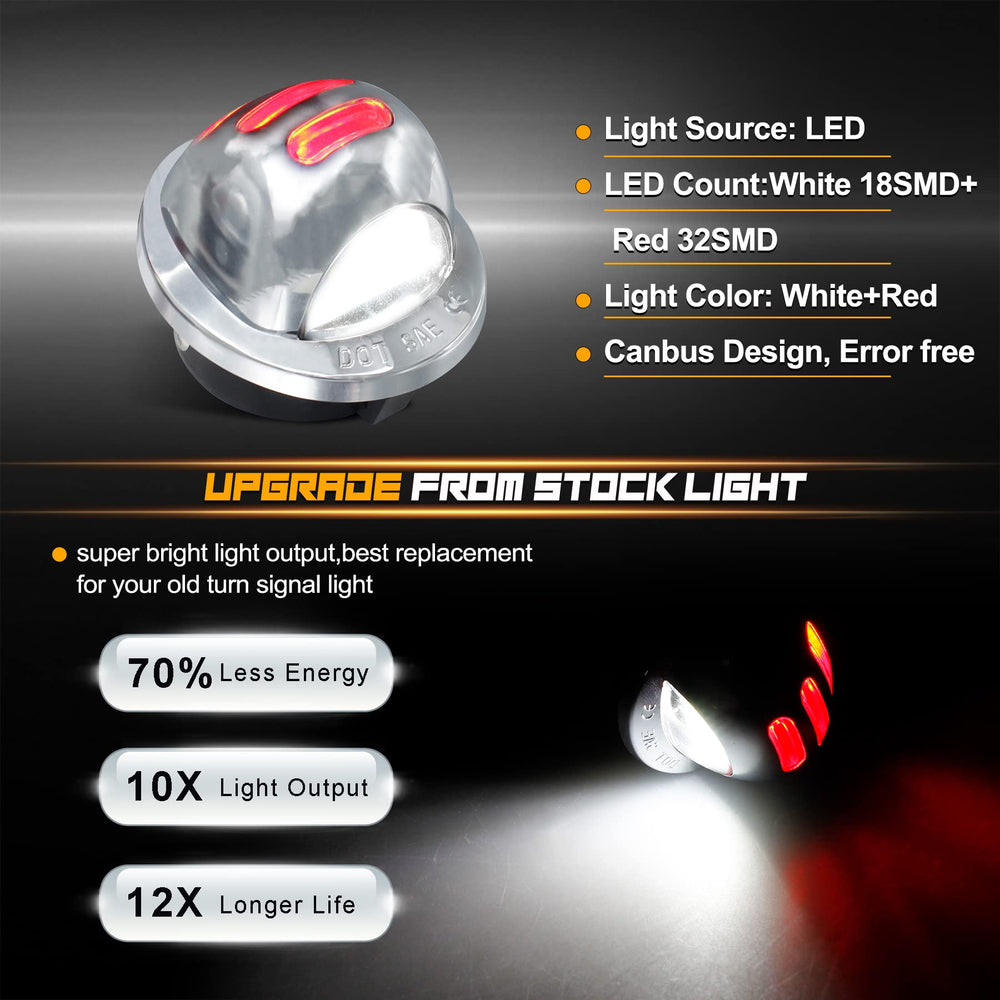 RUXIFEY plug-and-play license plate light for quick, tool-free installation.