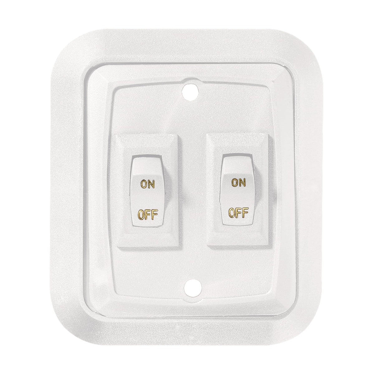 RV Designer S657 wall plate switch front view for clean RV lighting control