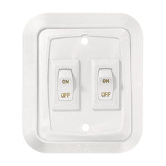 RV Designer S657 wall plate switch front view for clean RV lighting control