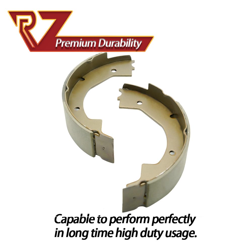 RV MURTS brake shoes close-up reveals a rugged steel finish.