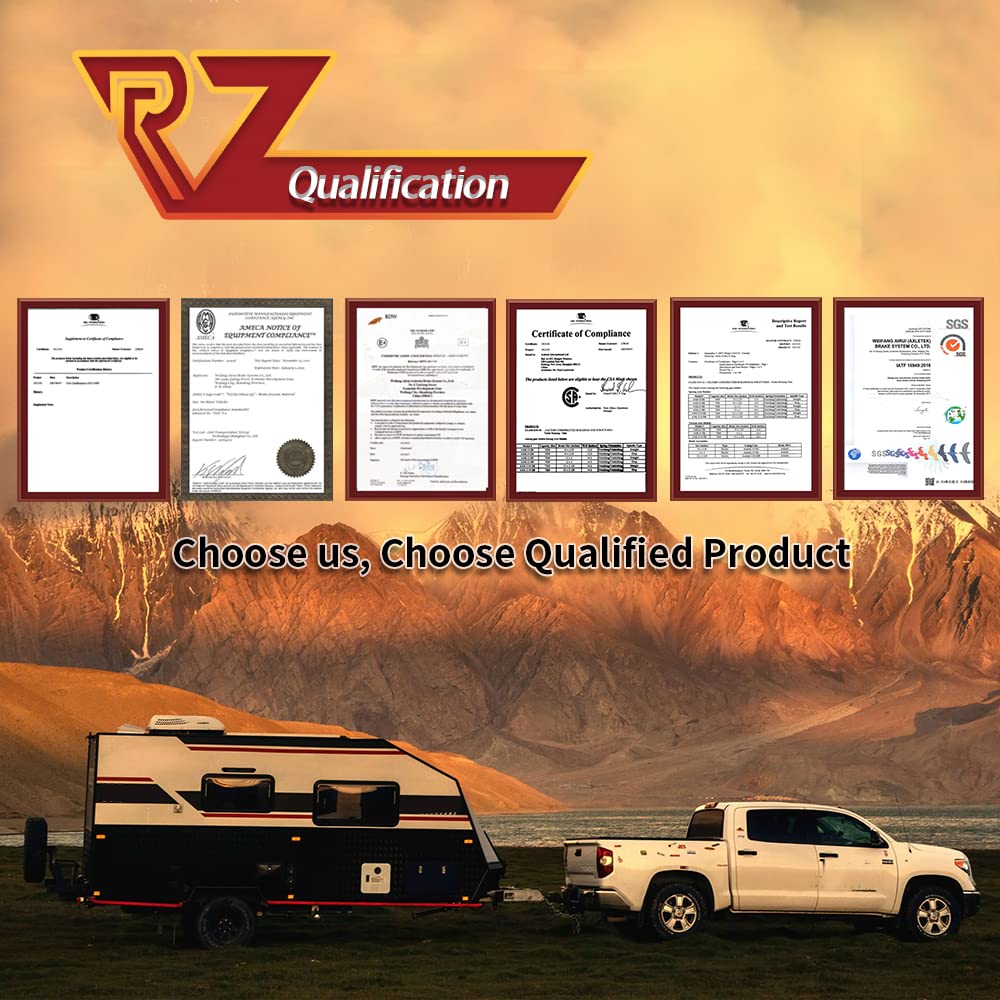 RV MURTS Dexter-type fitment shown for reliable braking compatibility.