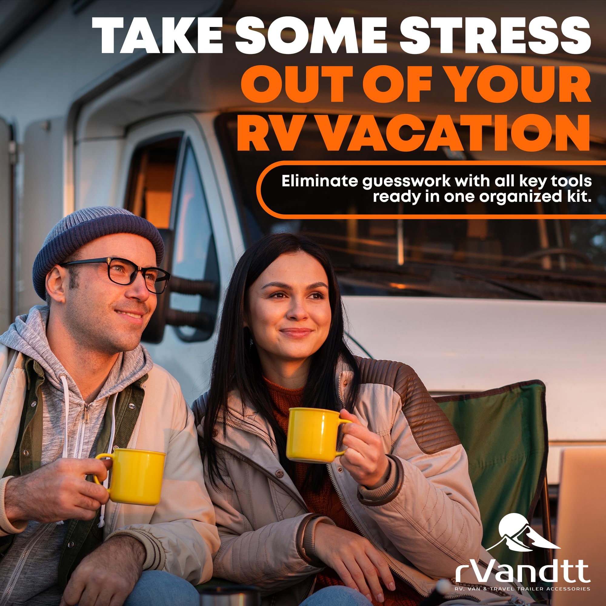 rVandtt carrying case keeps parts organized and protected between trips.