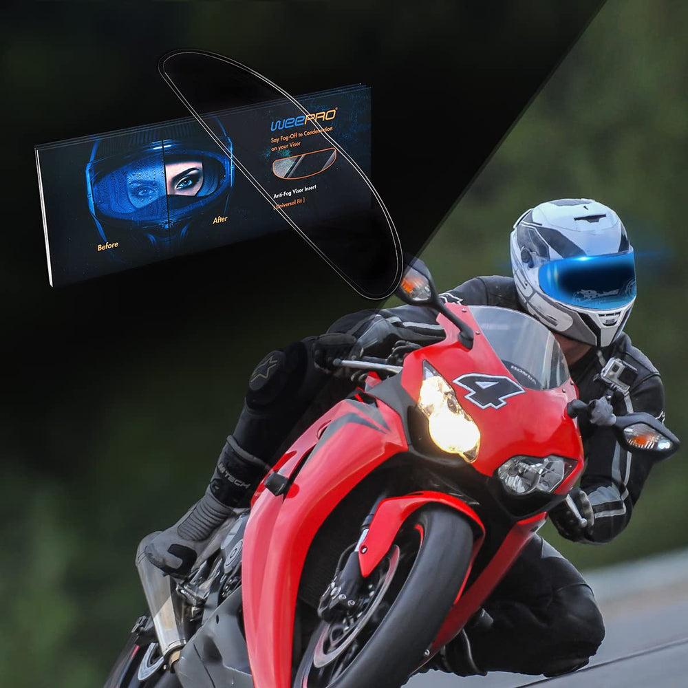 RVbasics long-lasting film maintains clear visibility across rides and weather.