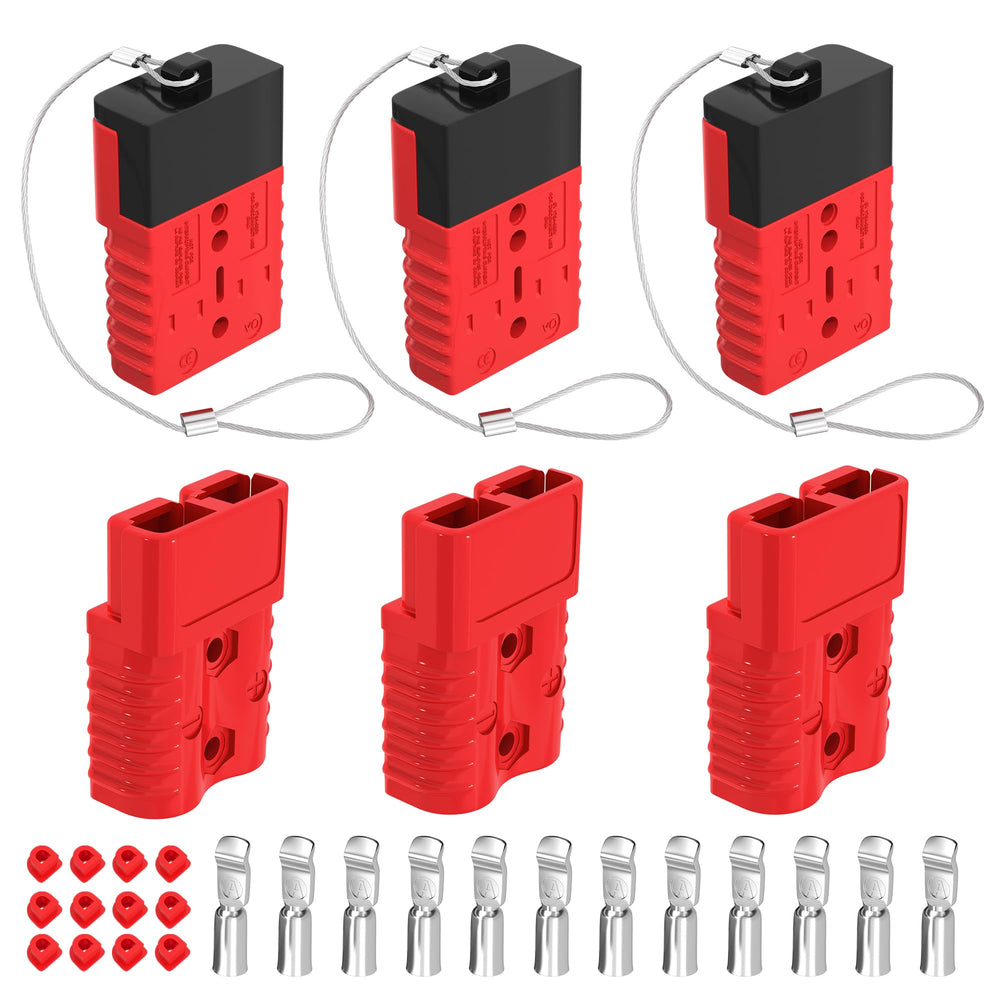 RVBOATPAT 175A quick connect demonstrates robust battery connection for heavy-duty trailer towing