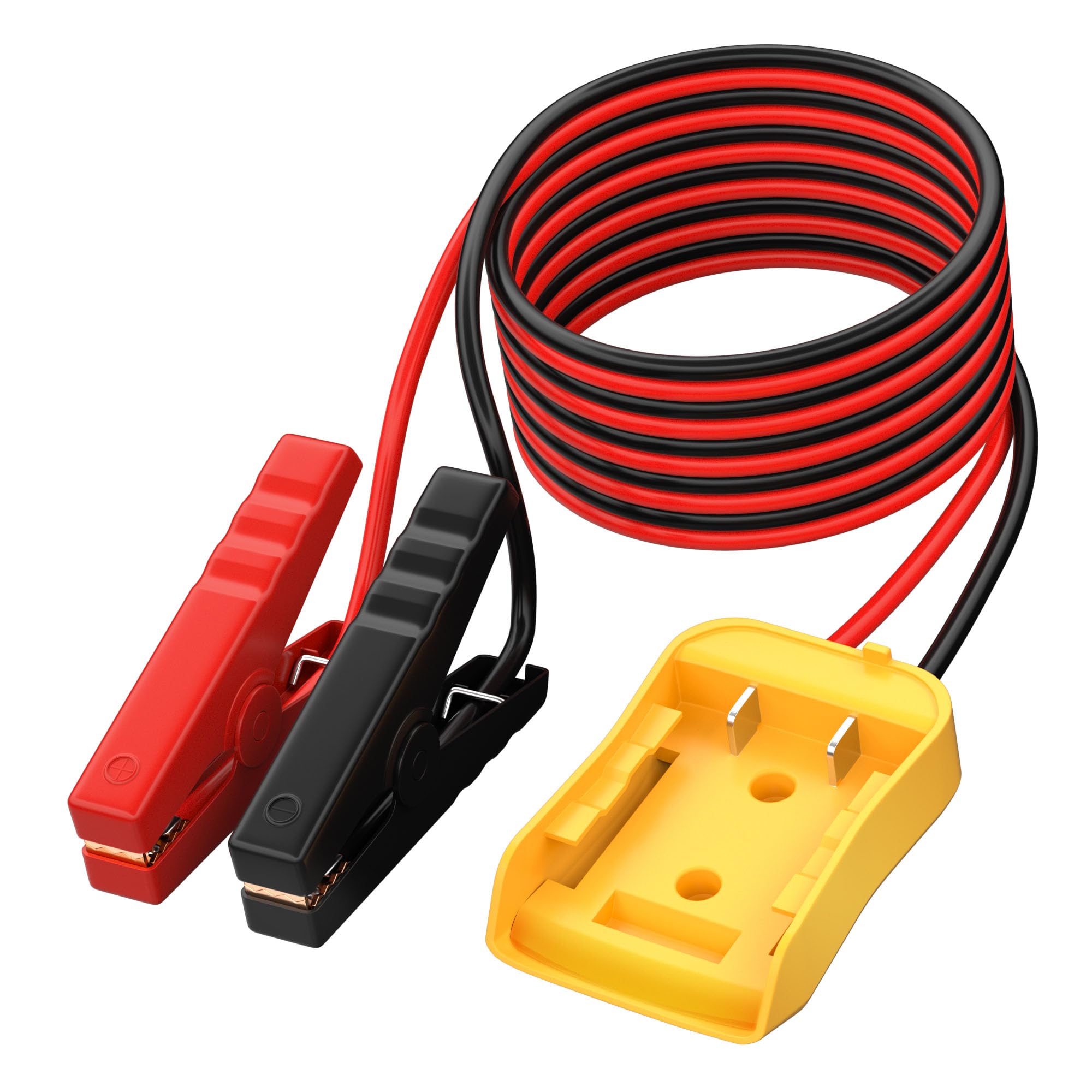 RVBOATPAT 6ft jumper cable clamps ready for quick, safe car jump starts.